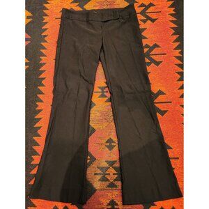 Forever 21 Women's Black Flared, Stretch Dress Pants Size L Made In USA